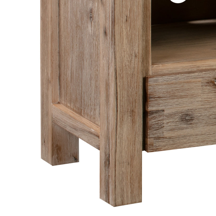 Entertainment Unit With Storage - Oak