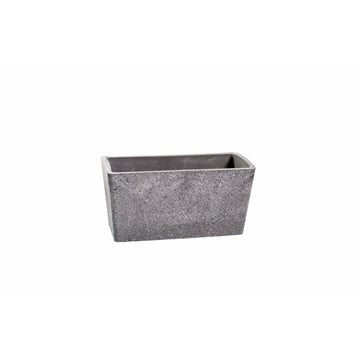 Imitation Stone Grey Rectangle Planter 27cm