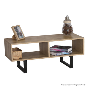 Coffee Table Wide Dual Storage Stylish Modern Design 1m