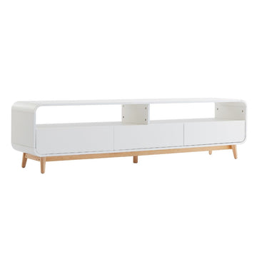 White Entertainment Unit - 180CM