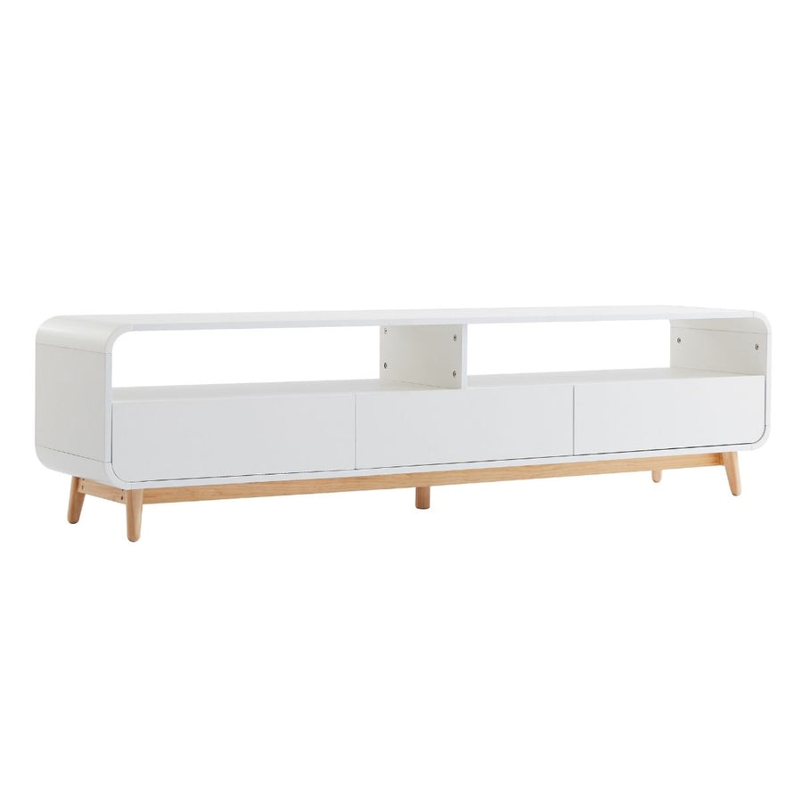 White Entertainment Unit - 180CM