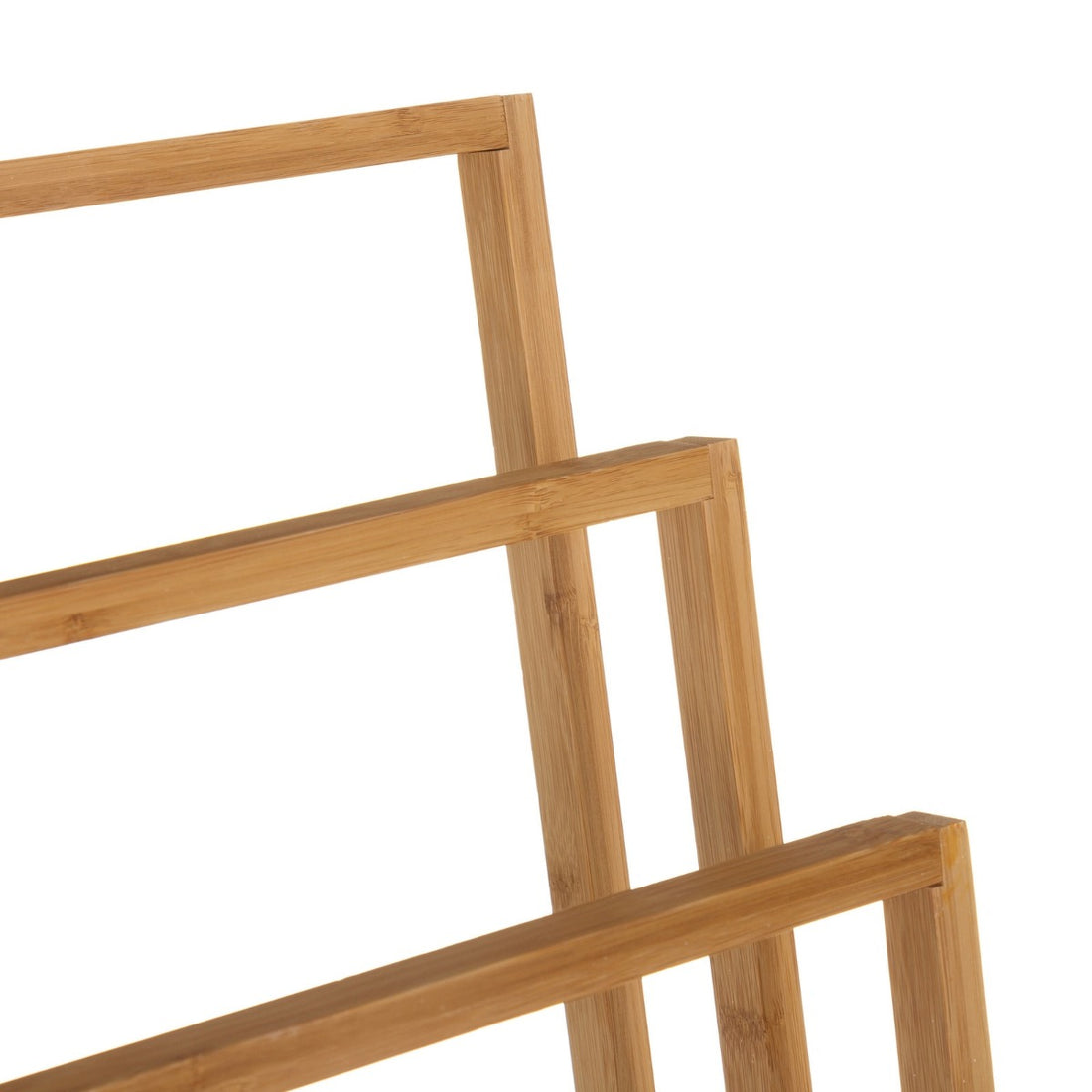 Bamboo Towel Bar Holder Rack 3-Tier