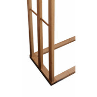 Bamboo Towel Bar Metal Holder Rack 3-Tier