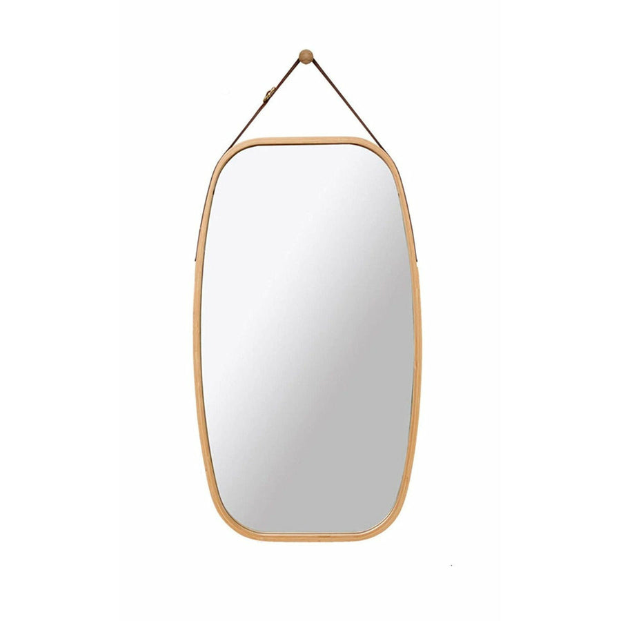 Hanging Full Length Wall Mirror - Solid Bamboo Frame