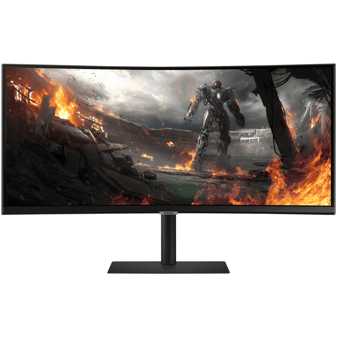 34 Inch Ultra WQHD Monitor with 1000R curvature, USB type-C and LAN port