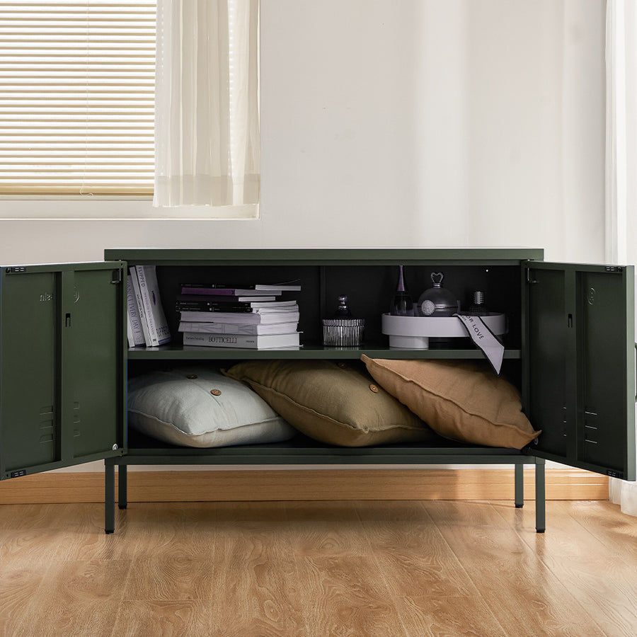 Base Metal Cabinet Sideboard - Green