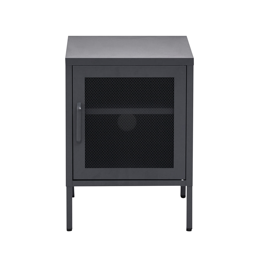 Black Mini Bedside Table