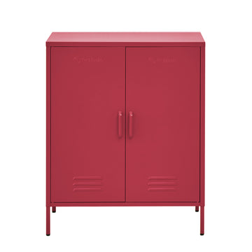 Buffet Sideboard Locker Metal Storage Cabinet - SWEETHEART Pink