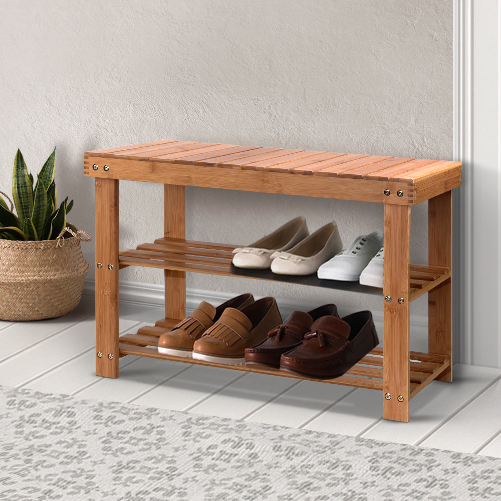 Bamboo Shoe Rack