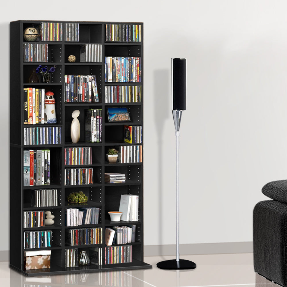 Adjustable Book Shelf Unit - Black