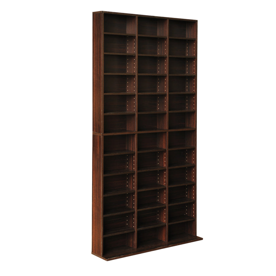 Adjustable Book Shelf Unit - Dark Oak