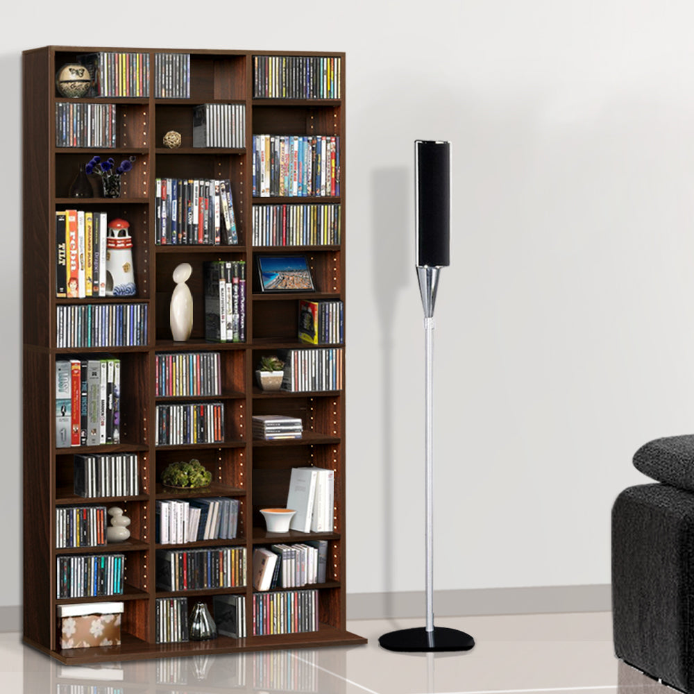 Adjustable Book Shelf Unit - Dark Oak