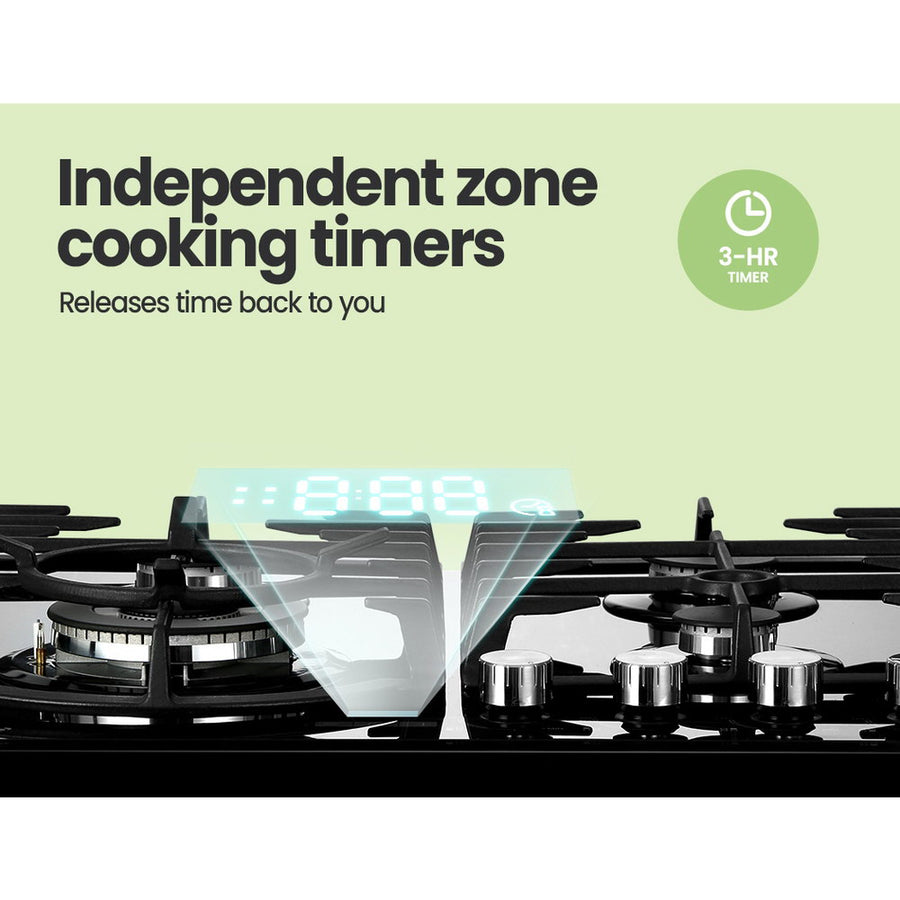 60cm Gas Cooktop Stove 4 Burner Cooker