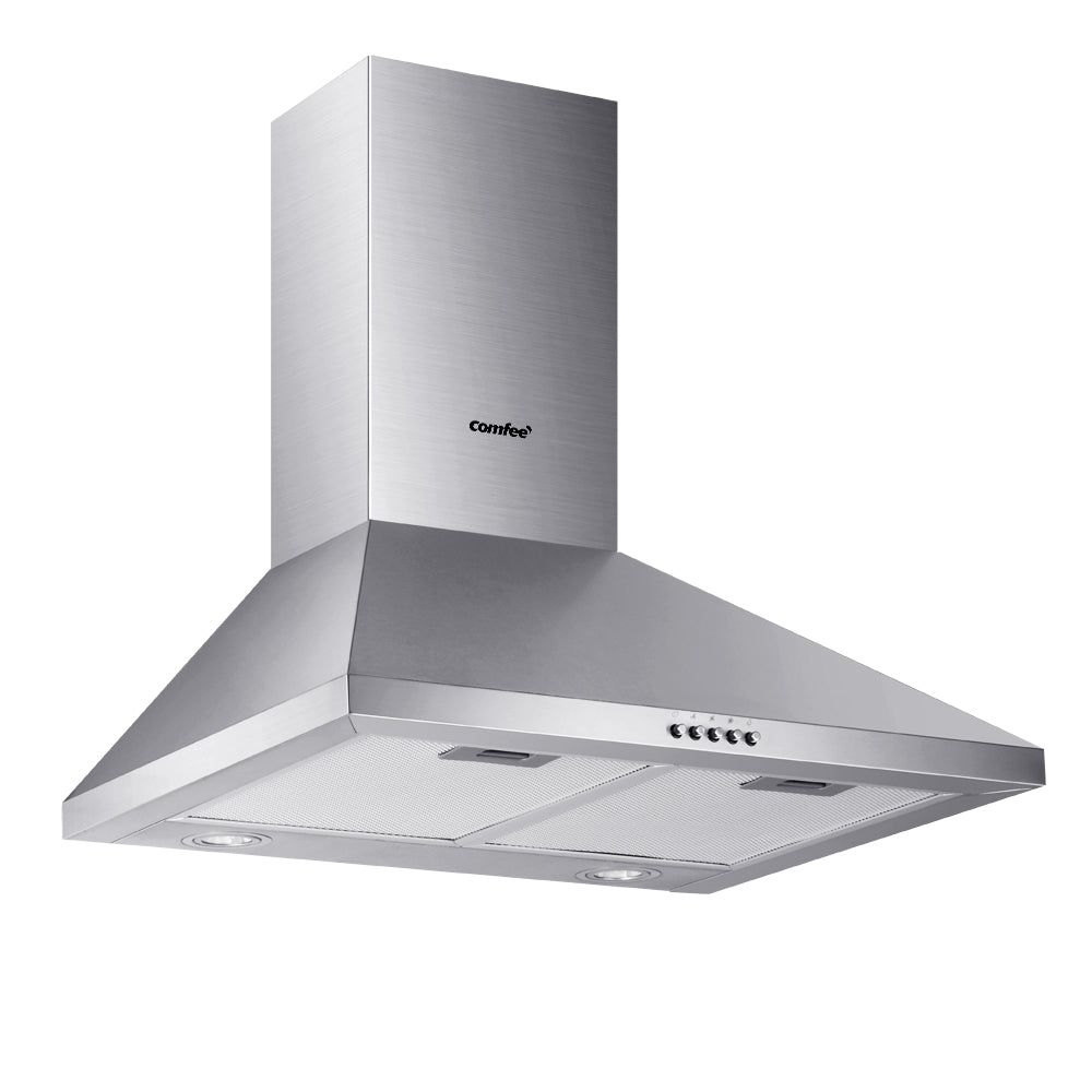 Rangehood 600mm Range Hood Stainless Steel Home Kitchen Canopy Vent 60cm