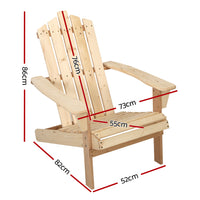 Outdoor Sun Lounge Beach Chairs Table Setting Wooden Adirondack Patio Chair Light Wood Tone