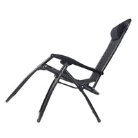 Outdoor Portable Recliner - Black