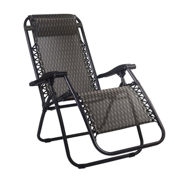 Outdoor Portable Recliner - Grey