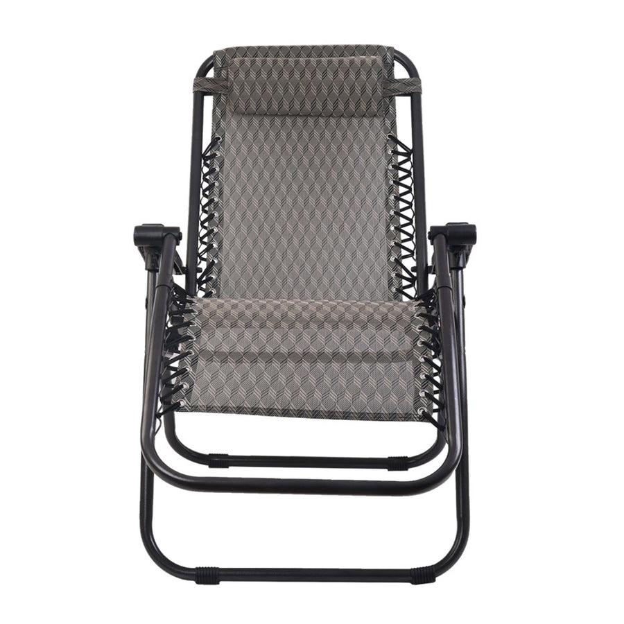 Outdoor Portable Recliner - Grey