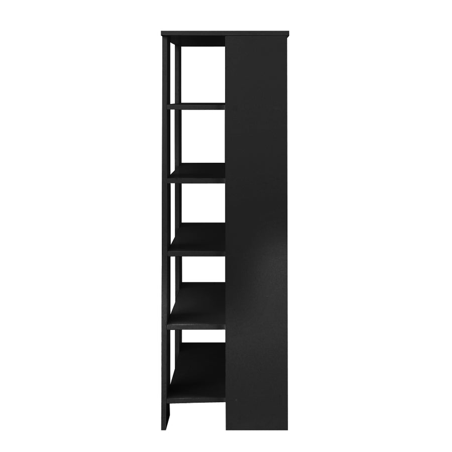 Shoe Cabinet Shoes Organiser Storage Rack 30 Pairs Black Shelf Wooden