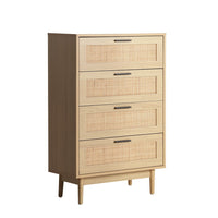 4 Chest of Drawers Tallboy - Wood