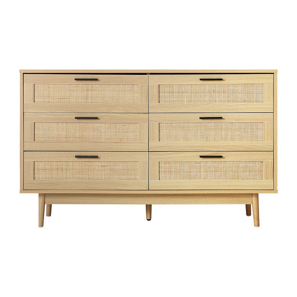 6 Chest of Drawers Tallboy - Wood