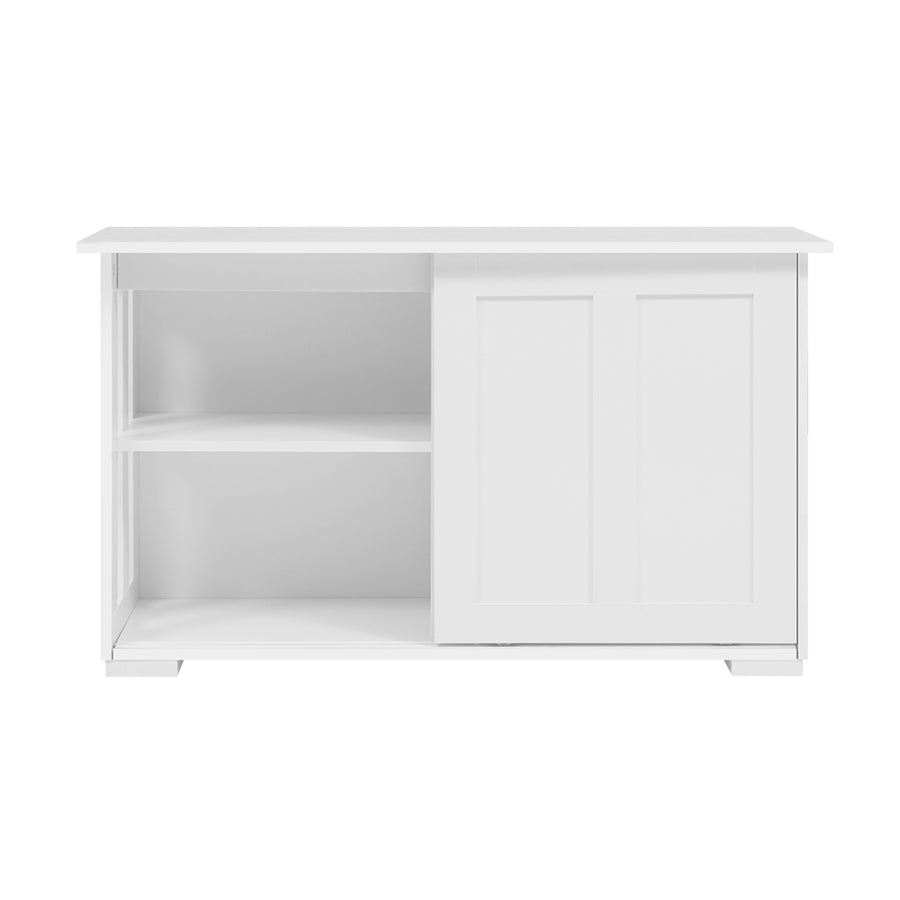 White Sidetable Cabinet With Doors