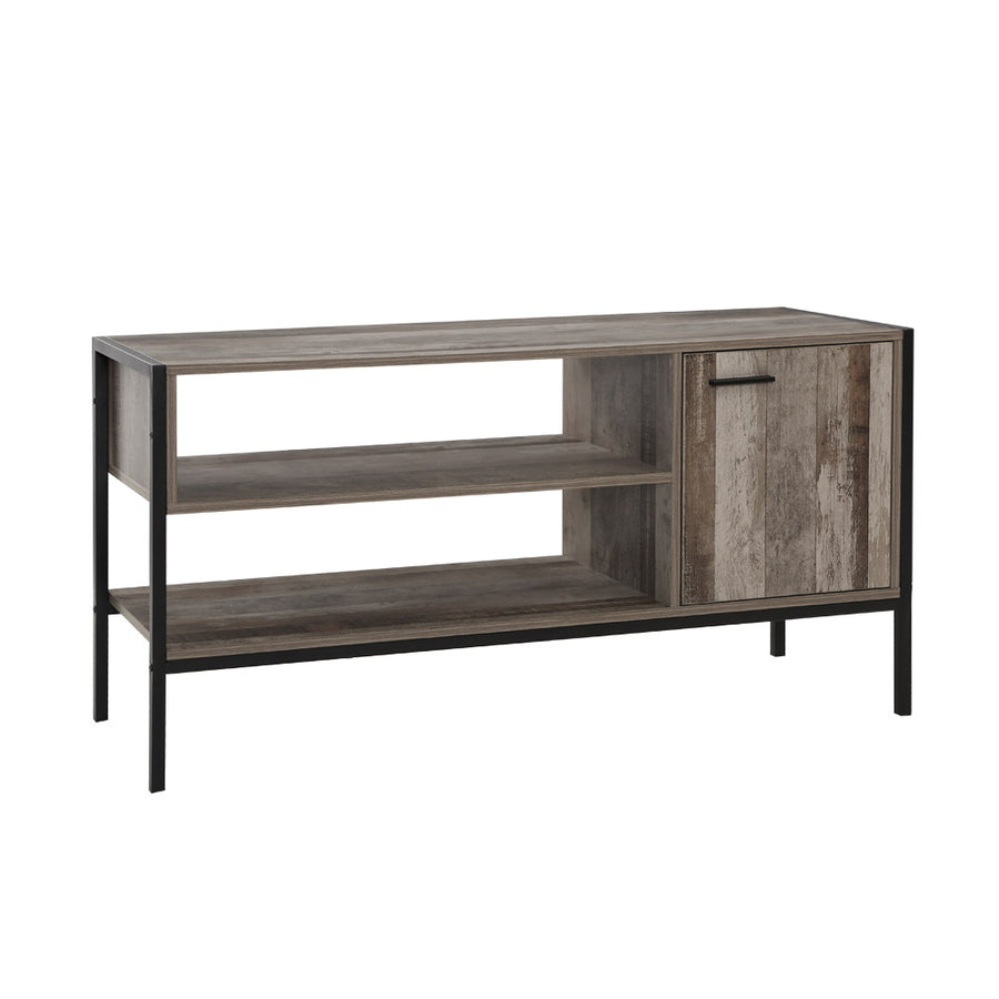 Entertainment Unit Wooden Industrial Rustic - 124cm