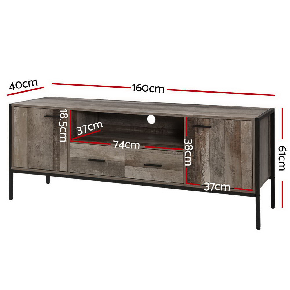 Entertainment Unit Industrial Rustic - 160cm