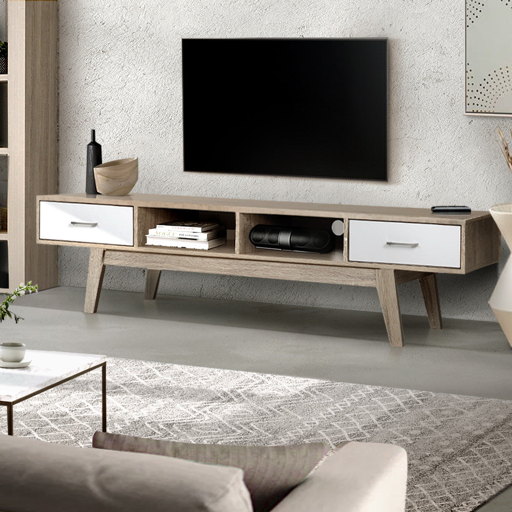 Entertainment Unit Scandinavian - 180cm Oak