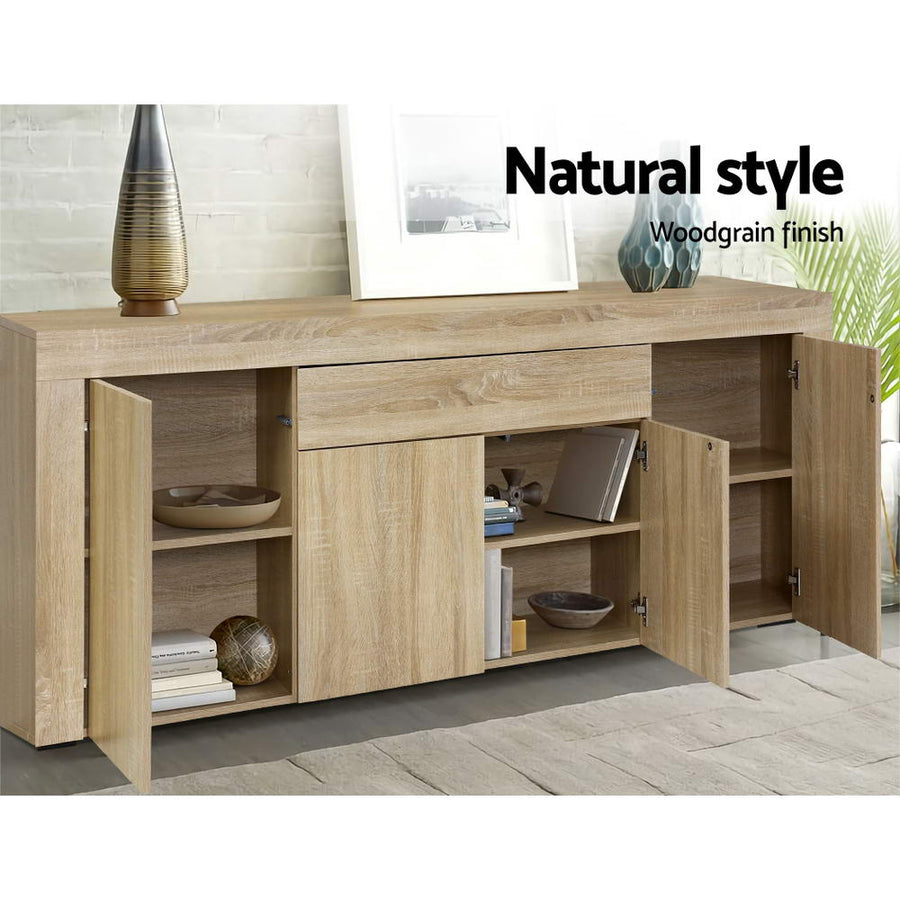 Wooden Sidetable Cabinet - 4 Doors