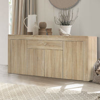 Wooden Sidetable Cabinet - 4 Doors