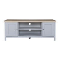 Entertainment Unit Wood - 130cm Grey