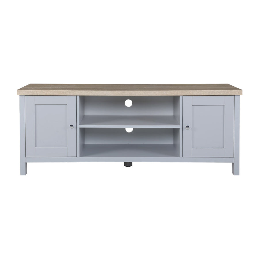 Entertainment Unit Wood - 130cm Grey