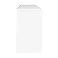 Entertainment Unit RGB LED High Gloss - 200cm White