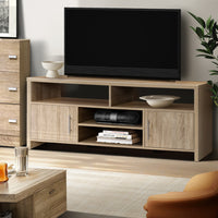 Entertainment Unit With Storage - Oak 140cm