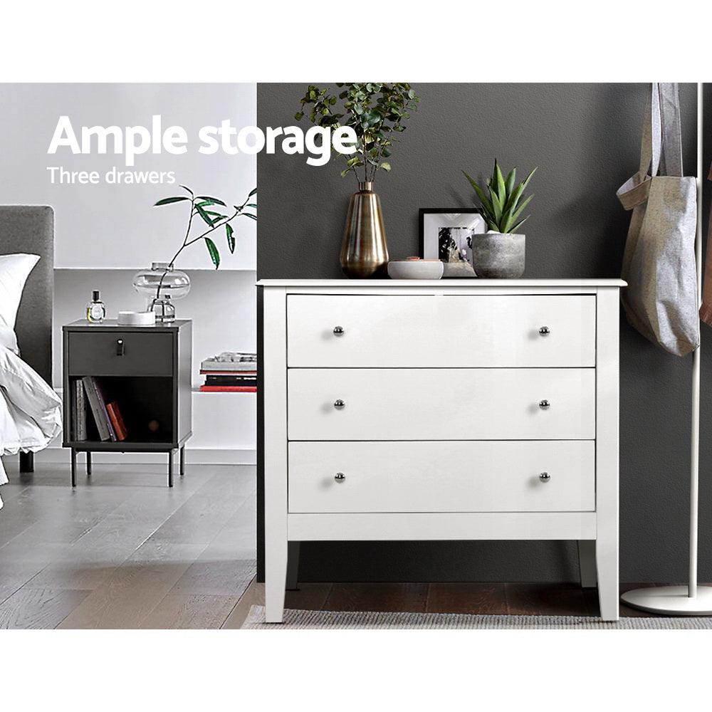 White Chest of Drawers Dresser Table