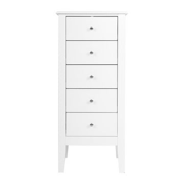 White Tallboy Chest of Drawers Storage Cabinet