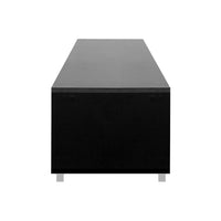 Entertainment Unit with Cabinets - Black