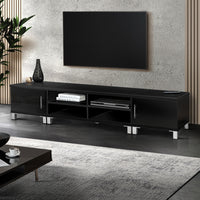 Entertainment Unit with Cabinets - Black