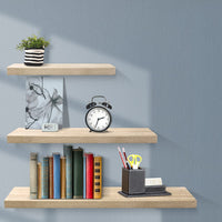 Floating Shelf Set - Oak