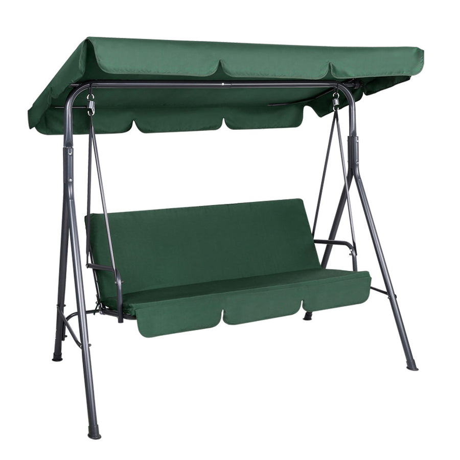 Swing Chair Hammock Outdoor Furniture Garden Canopy Bench Seat Green