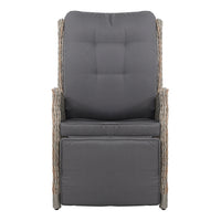 Sun lounge Setting Recliner Chair Outdoor Furniture Patio Wicker Sofa