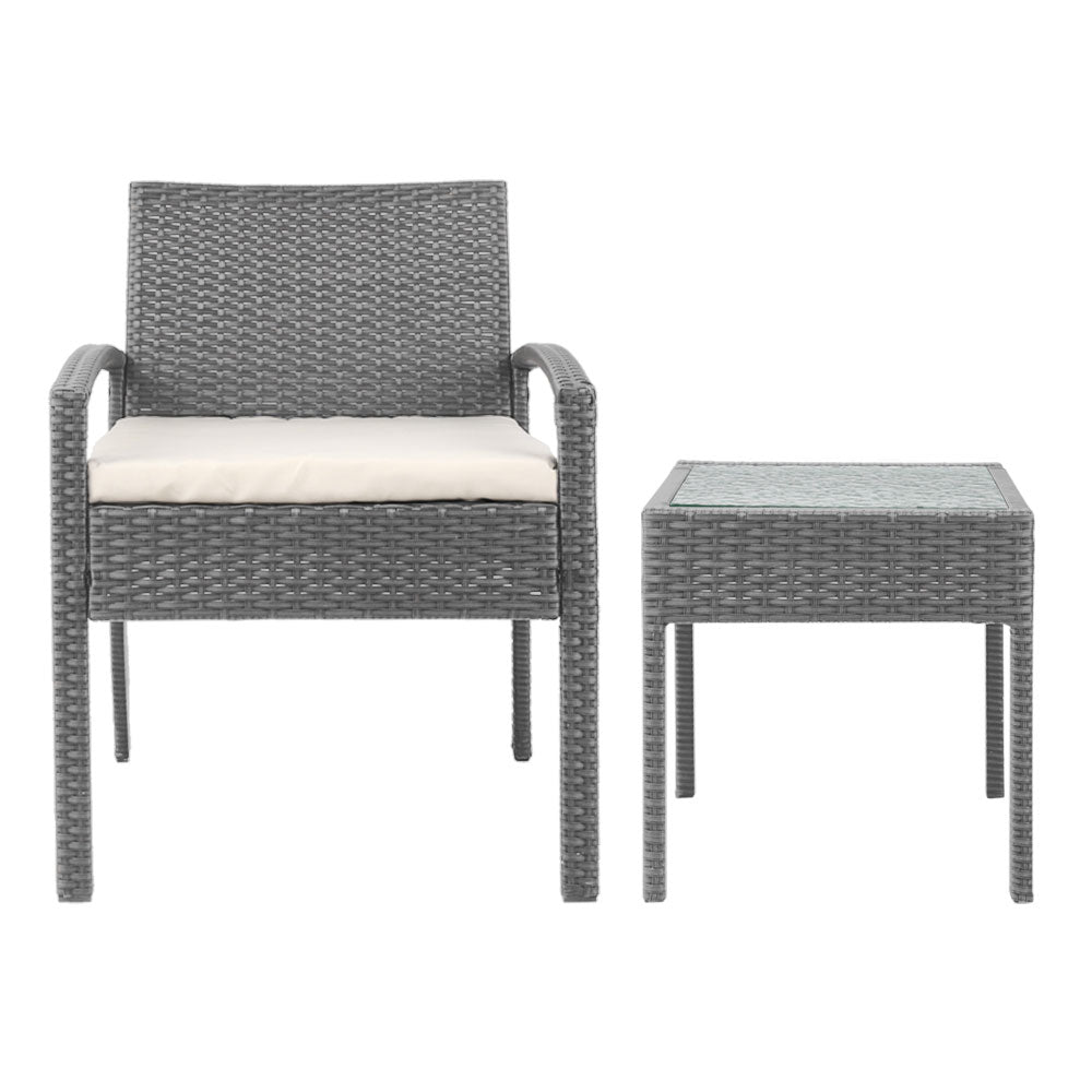 3-piece Outdoor Set - Grey