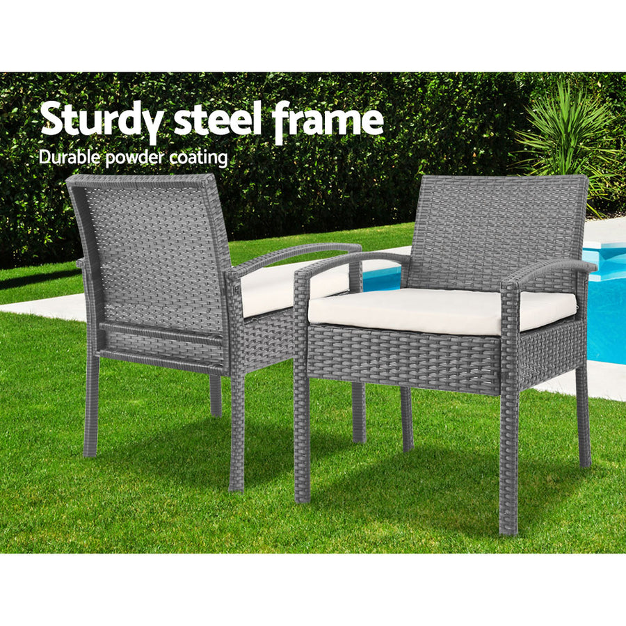 3-piece Outdoor Set - Grey