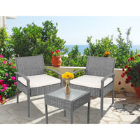 3-piece Outdoor Set - Grey