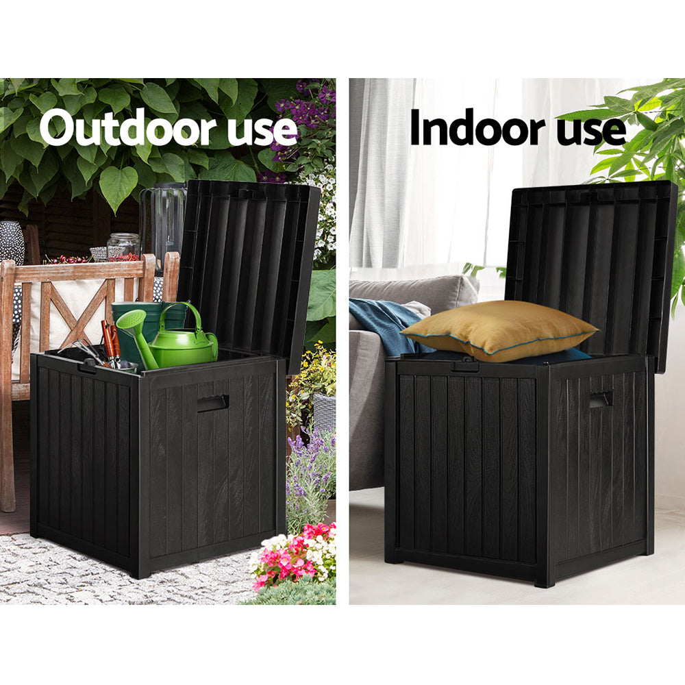 Outdoor Storage Box 195L Bench Seat Garden Deck Toy Tool Sheds