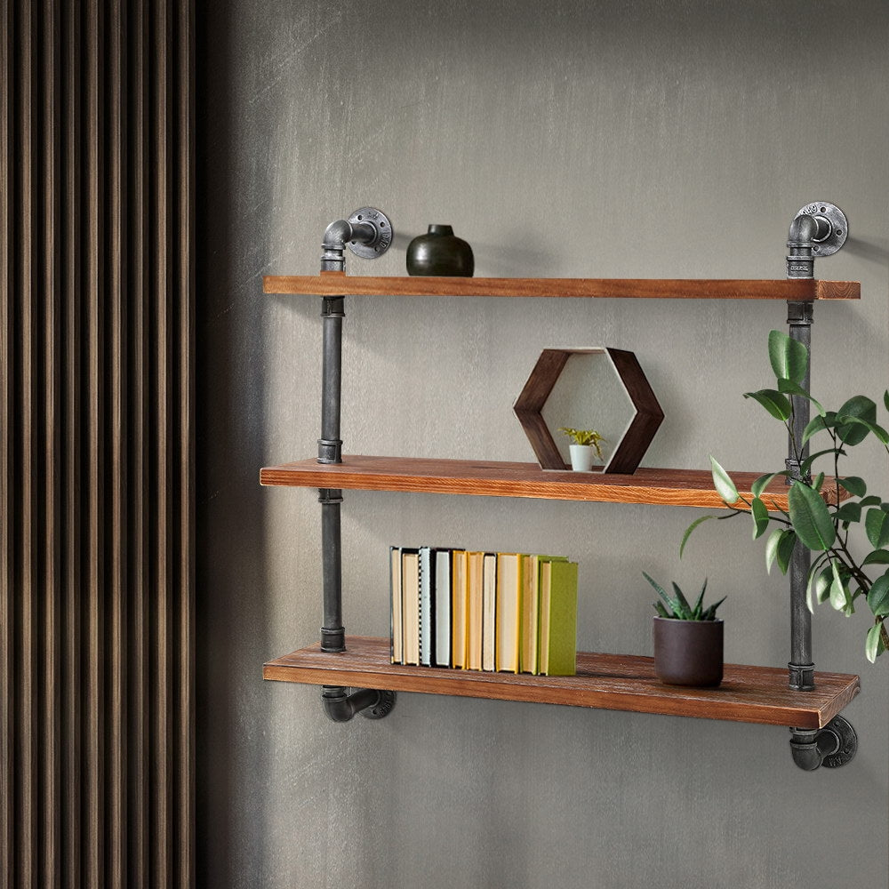 Industrial Rustic Shelving - 3 Shelves