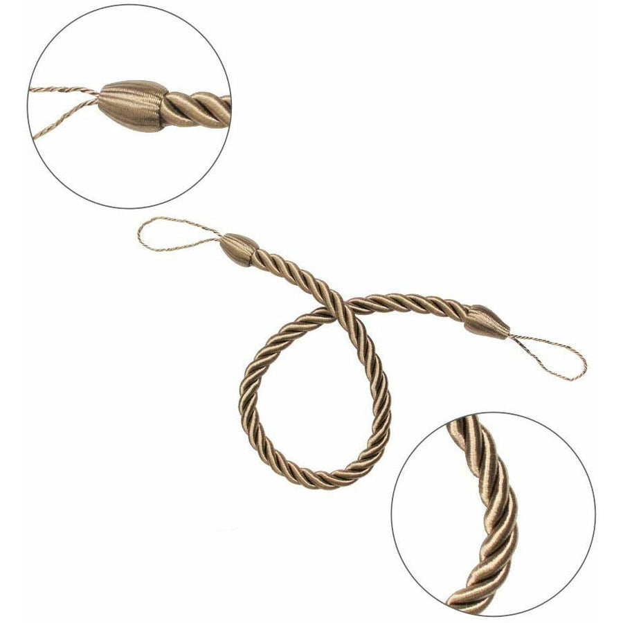 Rope Curtain Tiebacks (Pair)