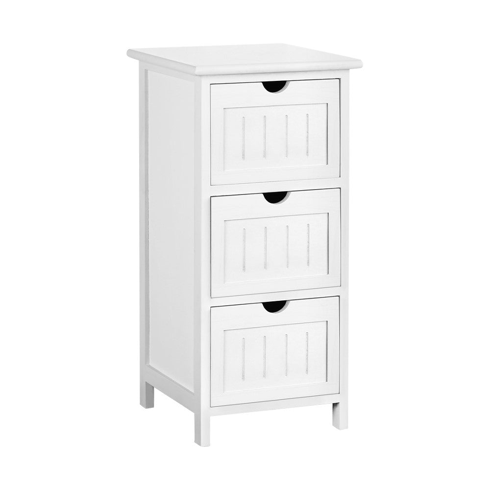 Bedside Table - White