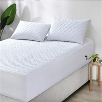 100% Cotton Quilted Fully Fitted 50cm Deep Queen Size Waterproof Mattress Protector